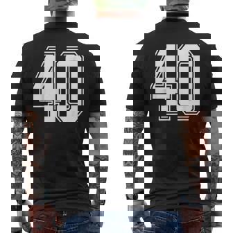 40 Numero 40Ports Jersey Il Mio Giocatore Preferito 40 T-shirt da uomo con stampa posteriore - Novitaregali
