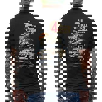 40系 クルーザー マウンテン オフロード 4輪駆動 四駆 Fj メンズTシャツ バックプリント - Kawaiitshirt