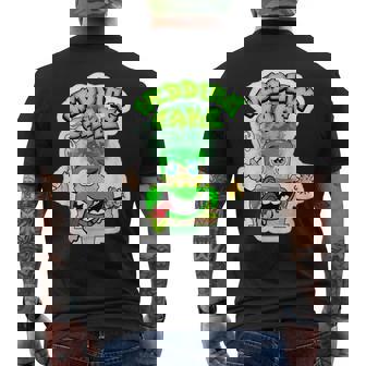 420 カンナビスカルチャーストーナー ウェディングケーキ 雑草ひずみ メンズTシャツ バックプリント - Kawaiitshirt