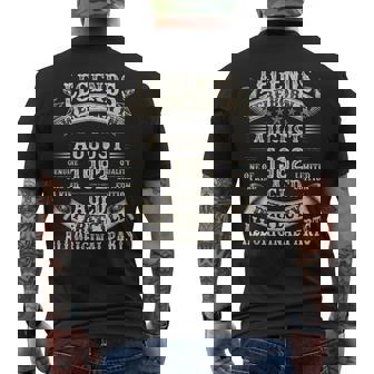 43歳の誕生日プレゼント 男性 43歳 誕生日 1982年8月 メンズTシャツ バックプリント - Kawaiitshirt