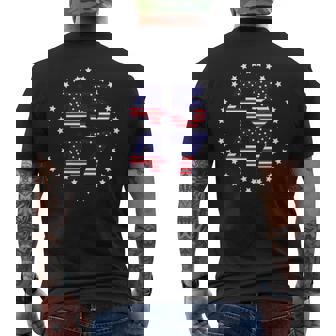 45 47 Vintage 2024 American Flag Men's T-shirt Back Print - Monsterry