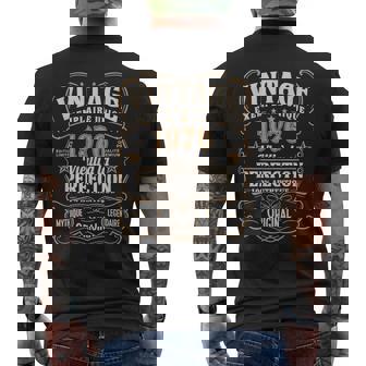 49 Ans Homme 1976 Anniversaire T 49 Ans Homme 1976 T-shirt imprimé au dos - Cadeauxyz