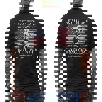 4Th Of July American Patriotic Suck It England Washington Men's T-shirt Back Print - Thegiftio