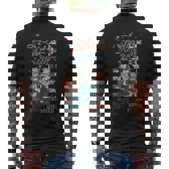 4Th Of July Feminist Stars Stripes And Women's Rights Men's T-shirt Back Print | Mazezy