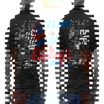 4Th Of July Matching Couples His Her 4Th Of July Couples Men's T-shirt Back Print - Thegiftio UK