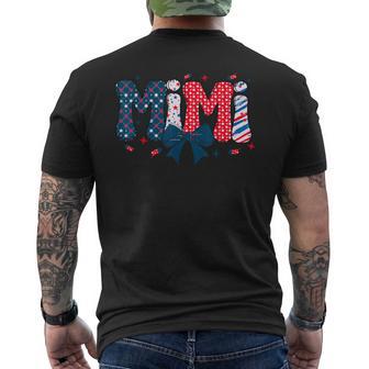 4Th July Mimi Coquette Independence Day Mimi 4Th Of July Day Men's T-shirt Back Print - Thegiftio UK