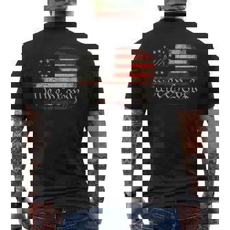 4Th Of July We The People American 1776 Old American Flag Men's T-shirt Back Print - Thegiftio