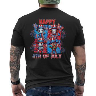 4Th Of July Usa Men's T-shirt Back Print - Thegiftio UK