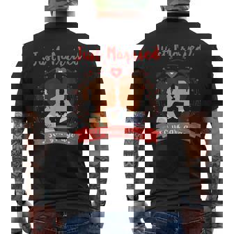 50 Aniversario De Boda Recién Casada Hace 50 Años Camiseta Hombre Estampado Espalda - Regaloses