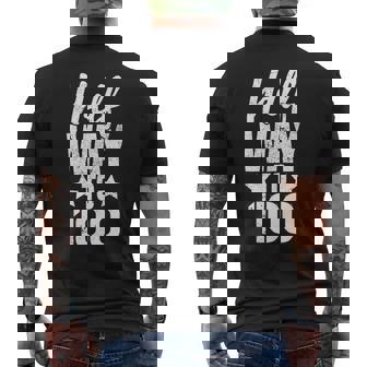 50 Years Old Father's Day Party Men's T-shirt Back Print | Mazezy
