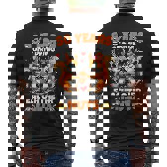 50Th Wedding Anniversary 50 Years Of Driving Each Other Nuts Men's T-shirt Back Print | Seseable CA