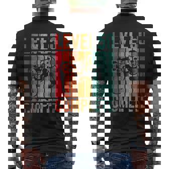 50歳 誕生日 男の子 男 レベル コンプリート 50歳 メンズTシャツ バックプリント - Kawaiitshirt
