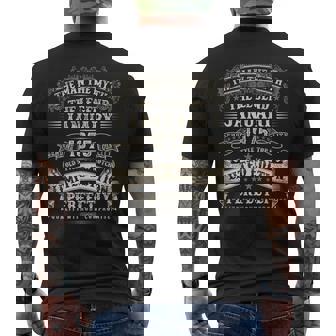 50歳 誕生日プレゼント 男性用 1975年1月 50歳の誕生日 メンズTシャツ バックプリント - Kawaiitshirt