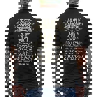 50歳の男性への誕生日プレゼント 1975年5月 50歳 誕生日 メンズTシャツ バックプリント - Kawaiitshirt