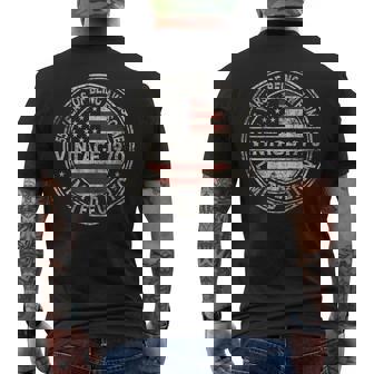 55Th Birthday Vintage 1970 Limited Edition American Flag Men's T-shirt Back Print - Thegiftio
