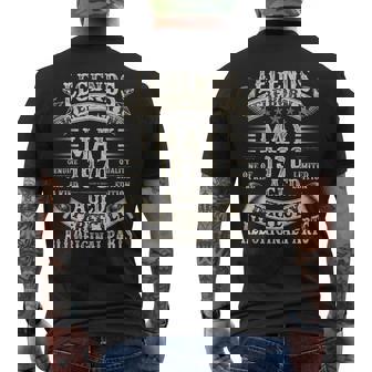 55歳の男性への55歳の誕生日プレゼント 1970年5月 メンズTシャツ バックプリント - Kawaiitshirt