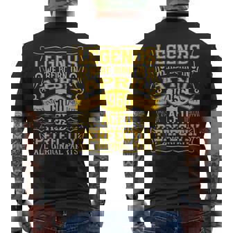 59歳の誕生日伝説は1966年4月に誕生しました。 メンズTシャツ バックプリント - Kawaiitshirt