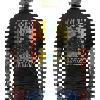 60 Ans Anniversaire Moto Motardintage Cadeau T-shirt imprimé au dos - Cadeauxyz