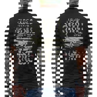 60歳の誕生日 1965年クラシックカー メンズTシャツ バックプリント - Kawaiitshirt