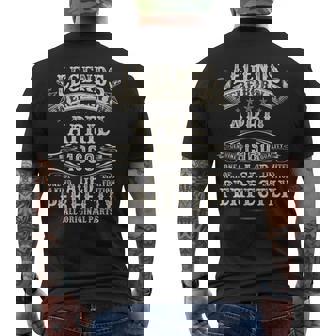65歳の男性への誕生日プレゼント 65歳 誕生日 1960年4月 メンズTシャツ バックプリント - Kawaiitshirt