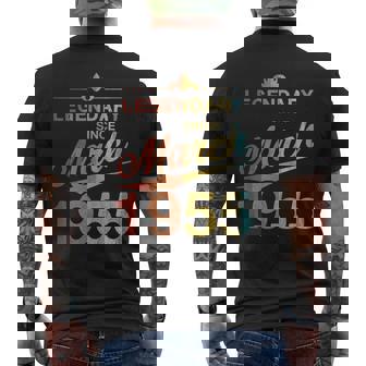 70Th Birthday 1955年3月生まれ 70歳 ヴィンテージ メンズTシャツ バックプリント - Kawaiitshirt