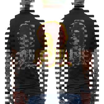 70年代 ファンク アフロソウル レトロ ヴィンテージ 70年代 レトロ ソウル メンズTシャツ バックプリント - Kawaiitshirt