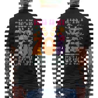 70年代ディスコ衣装 男女兼用 Peace Love ヒッピーコスチューム メンズTシャツ バックプリント - Kawaiitshirt