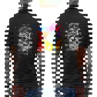 8-Ball Pool Team クールなグラフィックデザインリーグとトーナメント メンズTシャツ バックプリント - Kawaiitshirt