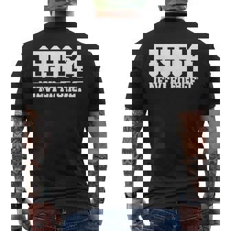 ホワイト 8964 Never Forgetelf-Defense メンズTシャツ バックプリント - Kawaiitshirt