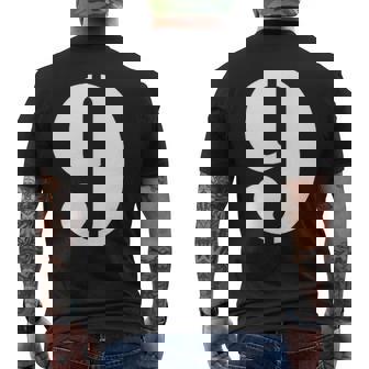 9 ナンバー 9 ナンバー メンズTシャツ バックプリント - Kawaiitshirt
