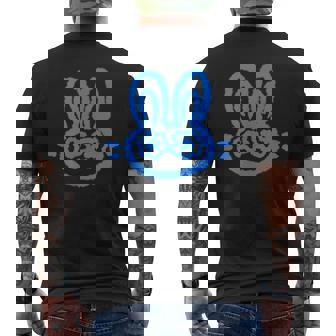 90S Y2k 泣いているウサギ うさぎは星空の下で悲しい メンズTシャツ バックプリント - Kawaiitshirt