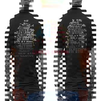 90Th Birthday Vintage Born 1935 Turning 90 Year Old Men's T-shirt Back Print - Thegiftio UK