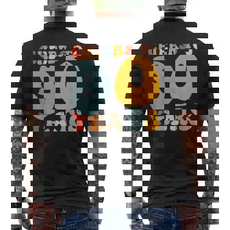 90歳 誕生日 パーティー お祝い 乾杯 90歳 メンズTシャツ バックプリント - Kawaiitshirt