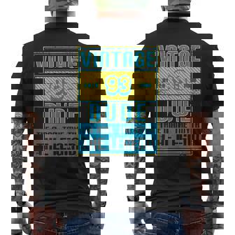 93歳の誕生日ギフト 男性用 93歳 ヴィンテージ お父さん 1927 メンズTシャツ バックプリント - Kawaiitshirt