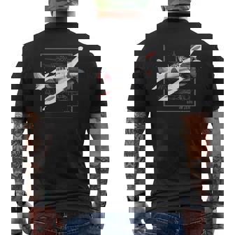 A6m Zero Hunter Japón Ww2 Avión De Combate Camiseta Hombre Estampado Espalda - Regaloses
