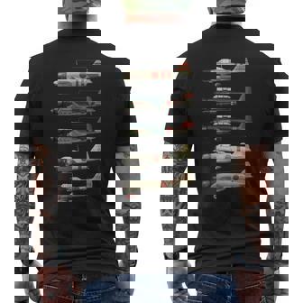 A6mゼロ日本ww2戦闘機 メンズTシャツ バックプリント - Kawaiitshirt