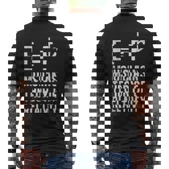 Abbigliamento Per Amanti Della Musica Teoria Della T-shirt da uomo con stampa posteriore - Novitaregali