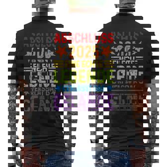 Abschluss 2025 Eine Echte Legendeerlässt Das Gelände T-Shirt mit Rückendruck - Geschenkecke