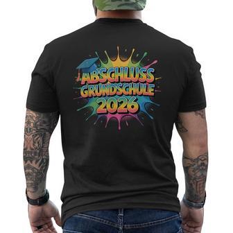 Abschluss Grundschule 2026 Abgänger Grundschule Absolvent T-Shirt mit Rückendruck - Geschenkecke