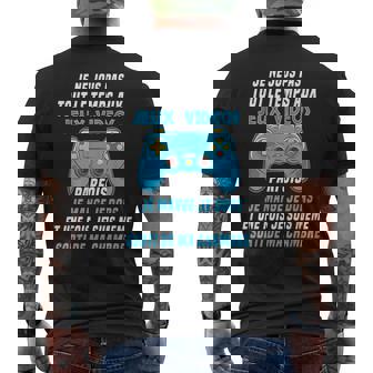 Accro Aux Jeuxidéo Idée Cadeau Pour Adolescent Gamer T-shirt imprimé au dos - Cadeauxyz