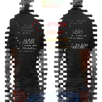 Adsr Producerynth ヴィンテージアナログギアスタジオエンベロープ酸 メンズTシャツ バックプリント - Kawaiitshirt