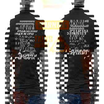 Advertencia Espontáneamente Hablaobre Astronomía Planeta Astronauta Camiseta Hombre Estampado Espalda - Regaloses