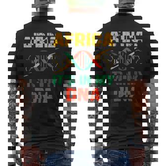 África Está En Mi Adn Herencia Africana Historia Del Orgullo Negro Camiseta Hombre Estampado Espalda - Regaloses