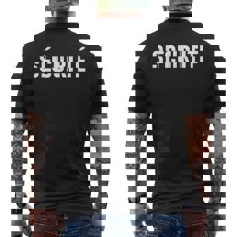 Agent Deécurité Gardienigile T-shirt imprimé au dos - Cadeauxyz