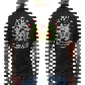 Aguacate Tú Completo Me Corazones Amor Camiseta Hombre Estampado Espalda - Regaloses