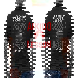 Aikido Artes Marciales Peleador Principiante Entrenamiento Japón Camiseta Hombre Estampado Espalda - Regaloses