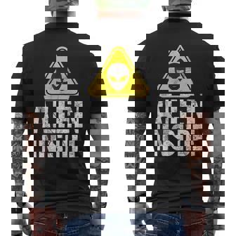 Alien Dentro De Alien In Mangas Camiseta Hombre Estampado Espalda - Regaloses