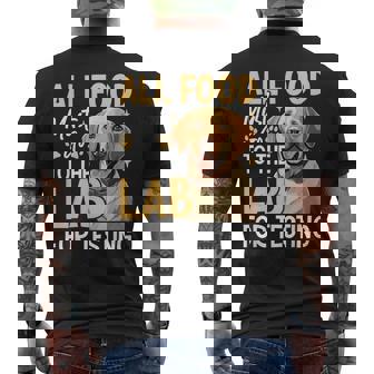 All Food Must Go To The Lab For Testing メンズTシャツ バックプリント - Kawaiitshirt