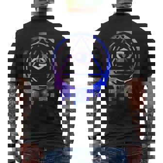 Alleeing Eye Illuminatitars ギフト メンズTシャツ バックプリント - Kawaiitshirt