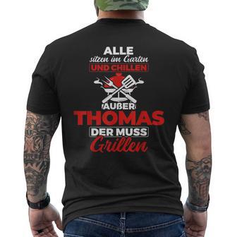 With Alleitzen Im Garten Und Chillen Text Alleitzen Im Garten Und Chillen T-Shirt mit Rückendruck - Geschenkecke